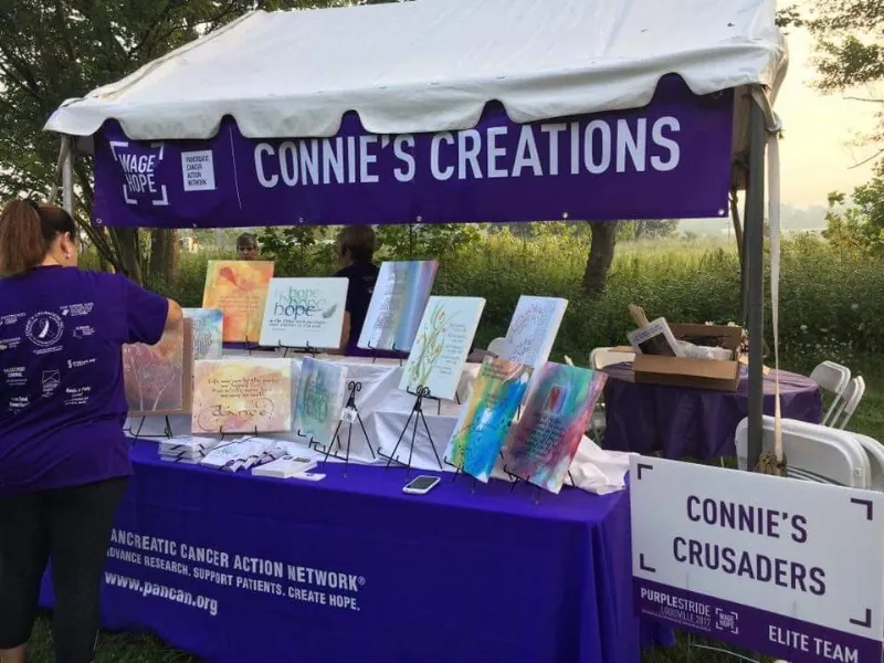 Connie's Creations booth